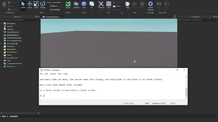 servers, clients, and local scripts - roblox studio advanced tutorial #1