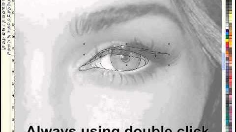 CorelDraw   Vector Tutorial Eyes   Part 1