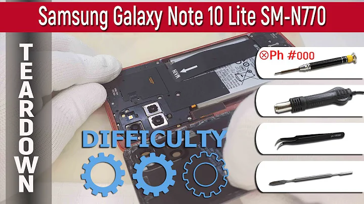 Samsung Galaxy Note 10 Lite SM-N770 📱 Teardown Take apart Tutorial