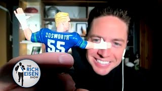 Yes, NFL Insider Tom Pelissero Has His Own Brian Bosworth Action Figure | The Rich Eisen Show