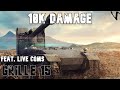 Grille 15 feat live coms 10k damage wot console  world of tanks modern armor
