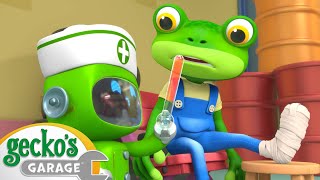 Oh No! Gecko is Sick - Gecko's Garage | Cartoons For Kids | Toddler Fun Learning