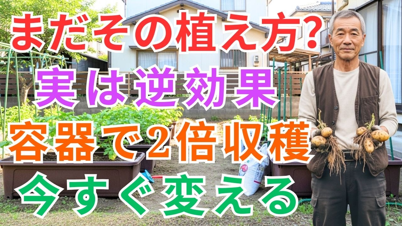 【絶対失敗しない】プランターだけで収穫量を倍増させるジャガイモの育て方、今すぐ見直してください【ベランダ栽培】【収量増加】【簡単栽培】