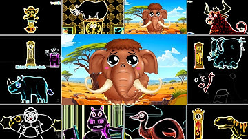 HICKORY DICKORY DOCK || THE 12 IN 1 CLOCK CRASHER || NEON OUTLINE + FISH EYE EFFECTS || FX TUTORIAL