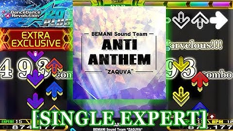 【DDR A20 PLUS】 ANTI ANTHEM [SINGLE EXPERT] 譜面確認＋クラップ　※少し修正版