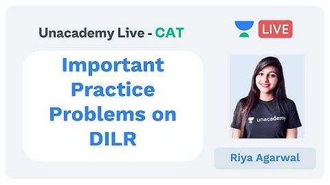 Important Practice Problems on DILR by Riya Agarwal