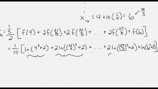 Trapezoidal Rule - Approx. Integration