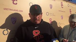 USC Football - 2018 Spring Practice #8: Clay Helton