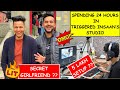 Living 24 Hours in TRIGGERED INSAAN'S STUDIO with him !!