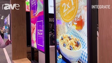 Integrate 2019: Samsung Exhibits OMN-D Series Dual-Screen Display for Retail Window Applications