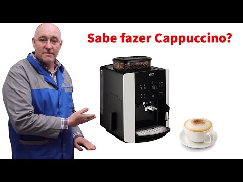 Como fazer cappuccino na maquina Krups EA8118
