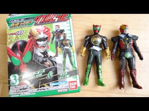 Candy Toy Double Hero Set Kamen Rider OOO Tatoba Combo & Ankh