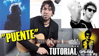 Como tocar "Puente" de Gustavo Cerati en Guitarra acordes rasgueo y arreglos