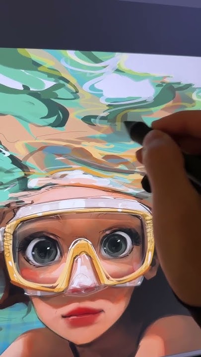 Digital Art Process :) - YouTube