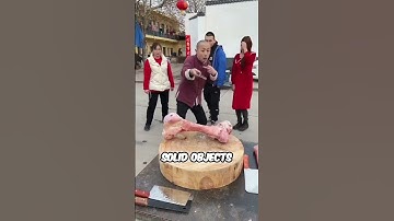 World Most Tough And Sharpened Cleaver 🔪 #shorts