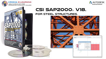 SAP2000 V18 Tutorial │ Steel Structures │ Lesson 04: Load Cases & Combinations.