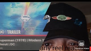 Superman (1978) modern Trailer Recut Reaction #dc #viral #christopherreeve