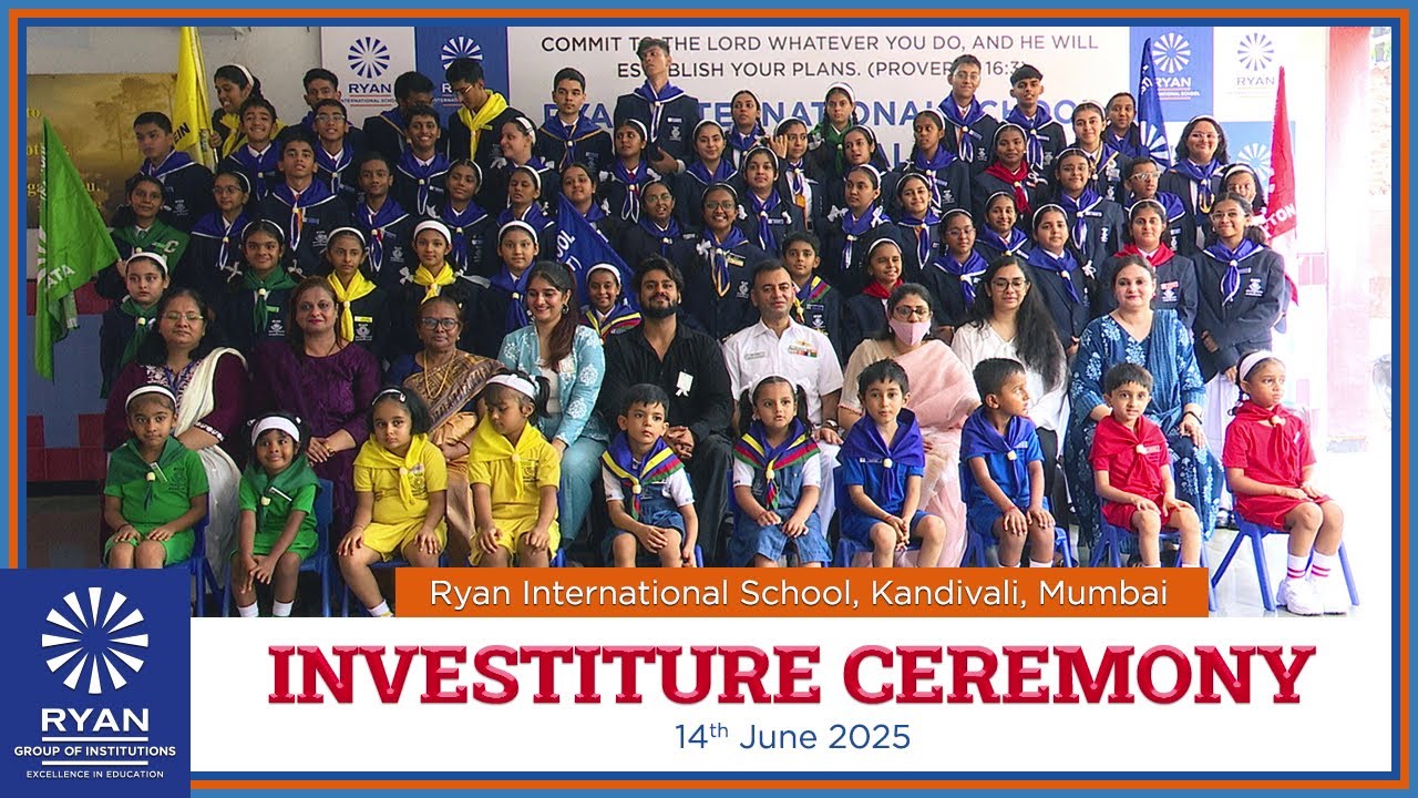 Investiture Ceremony at Ryan International School, Kandivali, Mumbai - 14th June 2025