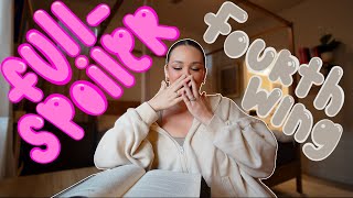 Fourth Wing reading vlog ❤‍✨☁ (FULL SPOILER)