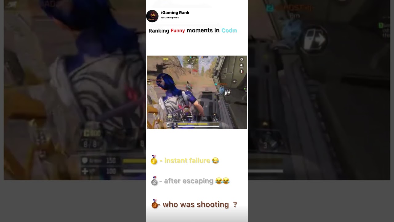 part|72 Ranking funny moments in codm 