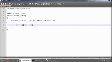 Array Index Out Of Bounds Exception In Java Tamil