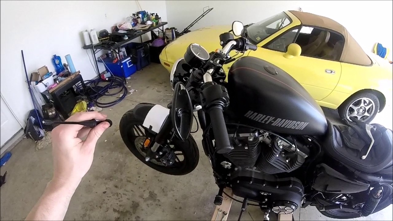 DIY Sportster 1000 Mile Service Pt. 3 Steering Head Bearing YouTube