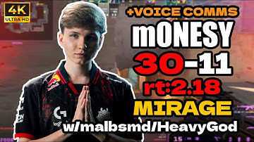 m0NESY (30-11) rt:2.18 w/malbsmd/HeavyGod- +VOICE COMMS l EU FACEIT RANKED (mirage) | #cs2 #pov