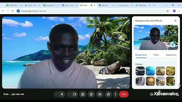 How to Change Video Background in Online Meetings - Google Meet.