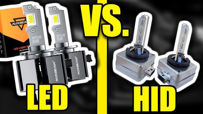 The Best D1S LED Headlight Bulbs VS Original 55W HID Xenon Lamp 