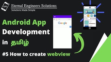 Webview in android studio in tamil | Android App Development in Tamil part 5 | EES
