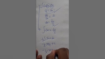 integrating sin5x