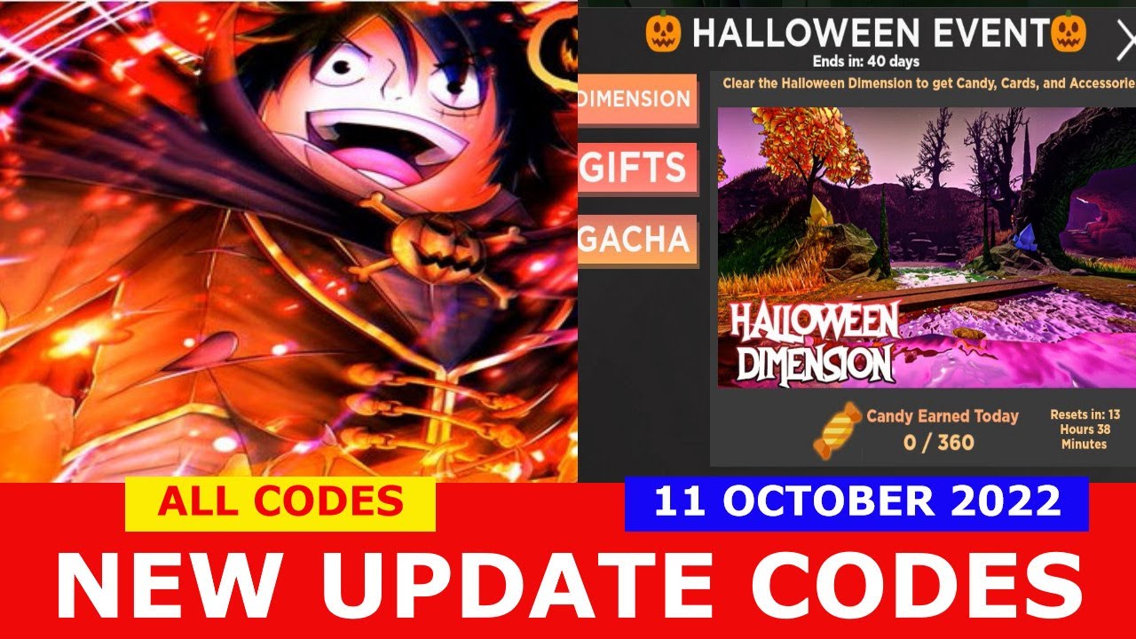 ALL NEW *HALLOWEEN* UPDATE CODES in ANIME DIMENSIONS CODES