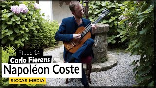 Carlo Fierens plays Napoléon Coste (1805-1883), Etude 14 op. 38 on a 1855 René Lacôte | SICCAS MEDIA