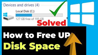 how to free up space on windows 10 pc/computer [solved]