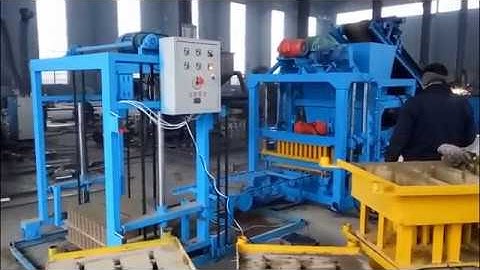 QTJ4-25D fully automatic block making machine full line production