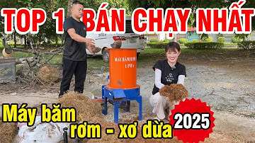 🔥 Máy Băm Rơm - Xơ Dừa Điện 220V, Siêu Khỏe Cho Mùn Dừa 300Kg/H 🌴 Rơm Khô 150Kg/H Cực Đỉnh!