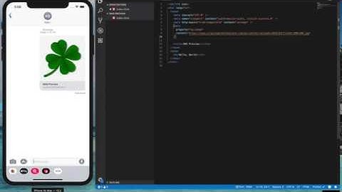 Create iMessage SMS Preview on web pages and websites