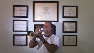 Mark Zauss Yoga Breath demonstration & trumpet upper register development