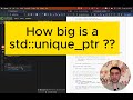 c++ trivia: How big is a unique_ptr with a custom deleter?