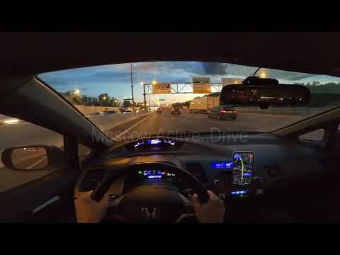 Шашки в Москве l POV Honda fd1 Moscow active drive