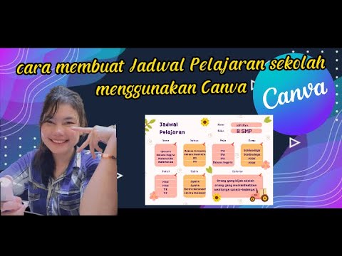 CARA MEMBUAT DESAIN ROSTER JADWAL PELAJARAN SEKOLAH MENARIK DAN GRATIS