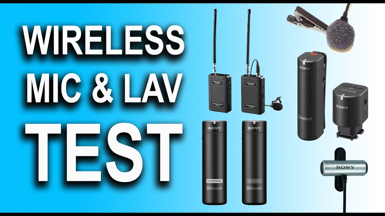 Wireless Mic and Lav Test - Sony ECM-W1M, ECM-AW4, Saramonic SR-WM4C, Audio  Labs Giant Squid - YouTube