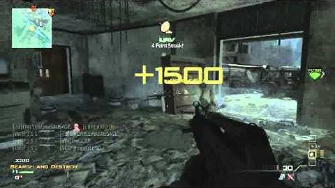 MW3 - Triple USAS-12 killfeed SnD
