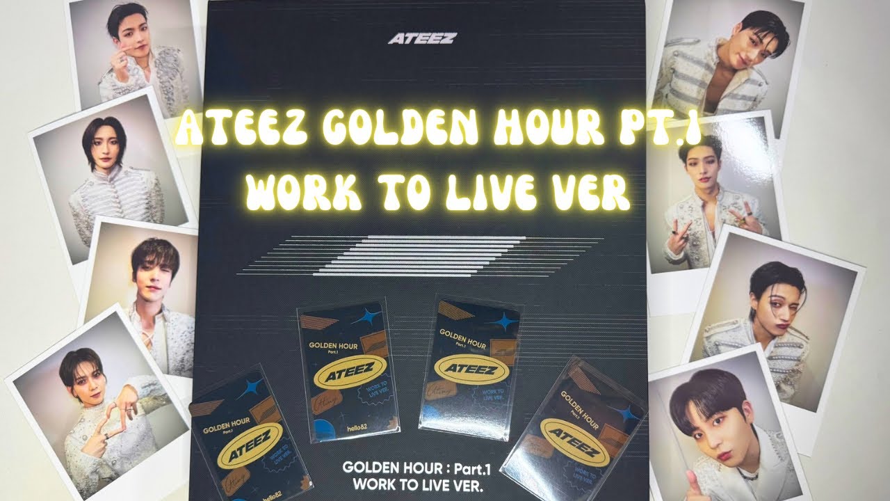 K-POP・アジア ATEEZ GOLDEN HOUR PART.1 WORK TO LIVE ATEEZ - GOLDEN HOUR : Part.1 (WORK TO LIVE ver.) – Kpop Planet