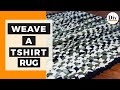 TShirt Projects:  Weave a Rug with Tshirts - FUN Weaving Project!