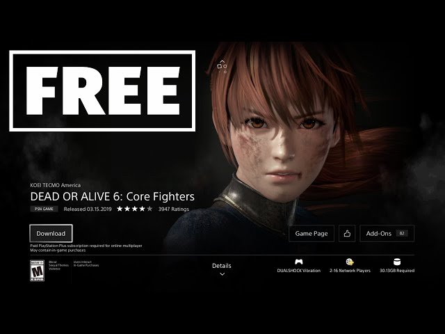 Play Dead or Alive 6 for free with the new Core Fighters edition