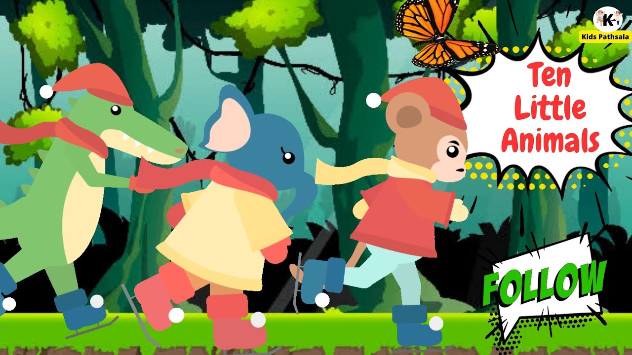 10 Little Animals |  Kids Counting Song