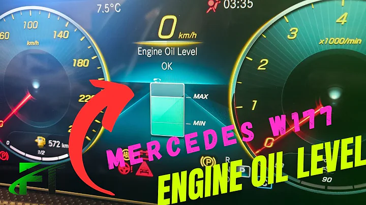 How to Check Engine Oil Level on Mercedes A Class, B Class, C class, CLA, GLB + The Best Way