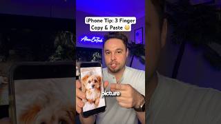 EZ iPhone Trick to Copy and Paste on your iPhone 📱 #iphonetips #iphonetipsandtricks #apple #shorts