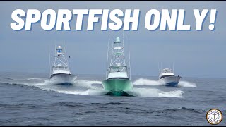 SPORTFISH BOATS ONLY IN THE MANASQUAN INLET | Large Sport Fishing Yachts | New Jersey Boat Videos
